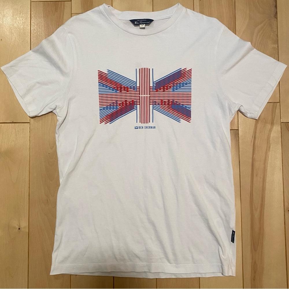 Ben Sherman cotton Union Jack flag t-shirt